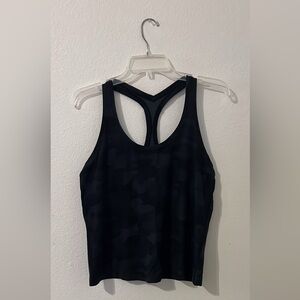 Black Camouflage Tank Top